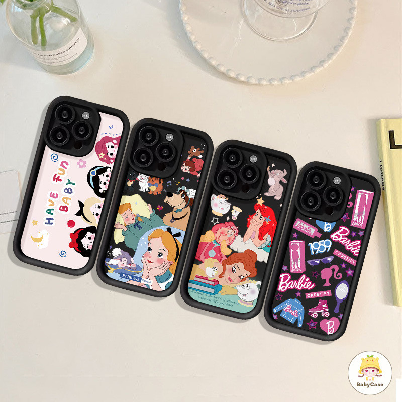 เคสนิ่มลายการ์ตูน เจ้าหญิงซินเดอเรลล่าน่ารักสำหรับ iPhone 7Plus 15 11 12 14 13 Pro Max 15 6s 7 8 6 Plus XS XR X Max
