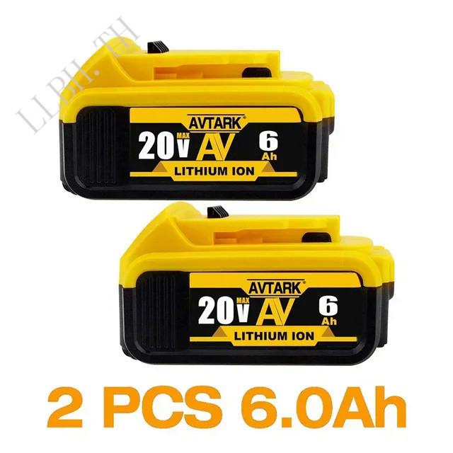 Original DCB200 20V 8000mAh Lithium Replacement Battery For Dewalt 18V DCB184 DCB200 DCB182 DCB180 D