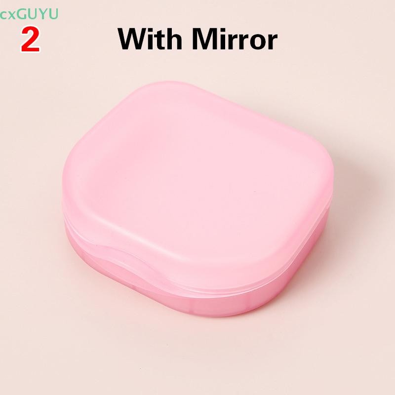 [cxGUYU] กล่องเก็บฟันปลอมผู้สูงอายุกล่องฟันปลอมแบบพกพาวงเล็บที่มองไม่เห็นจัดฟันรีเทนเนอร์กรณีที่มีฝาปิดภาชนะกันฝุ่น ราคา - รูปที่ 6