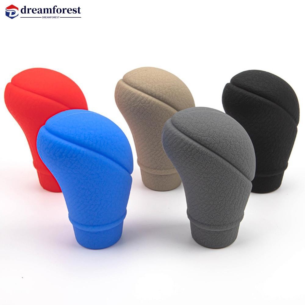 DFS ซิลิโคนสากล AT รถเกียร์หัว Shift COLLAR Shift Knob Grips ฝาครอบ Shift Lever ตกแต่งฝาครอบอุปกรณ์เสริม