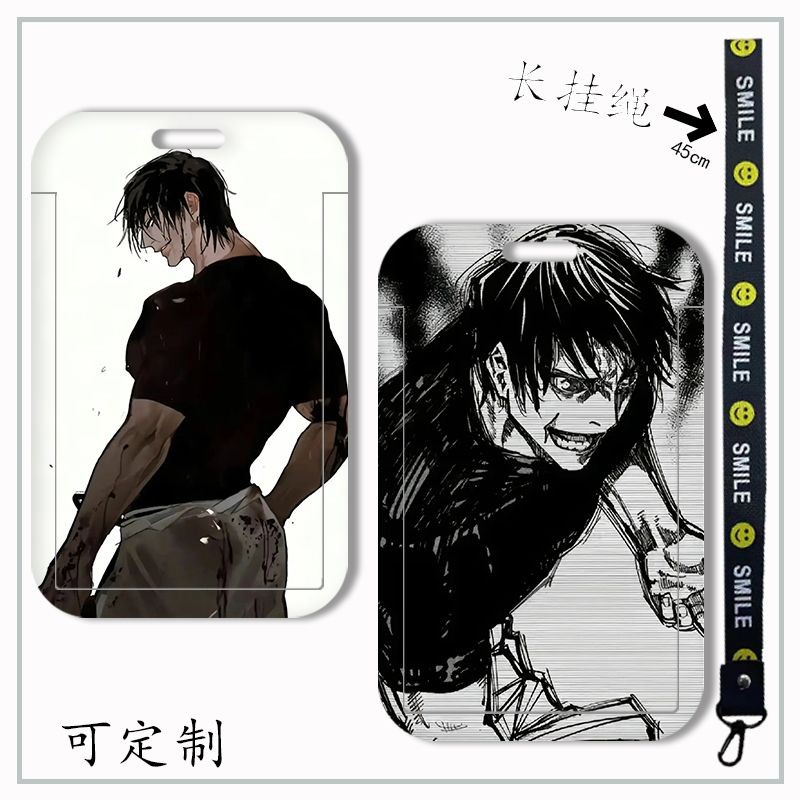 Jujutsu Kaisen Fushiguro Toji DIY Student School ID Card Holder Personal ID Card Bank Card MRT Card Case - รูปที่ 6