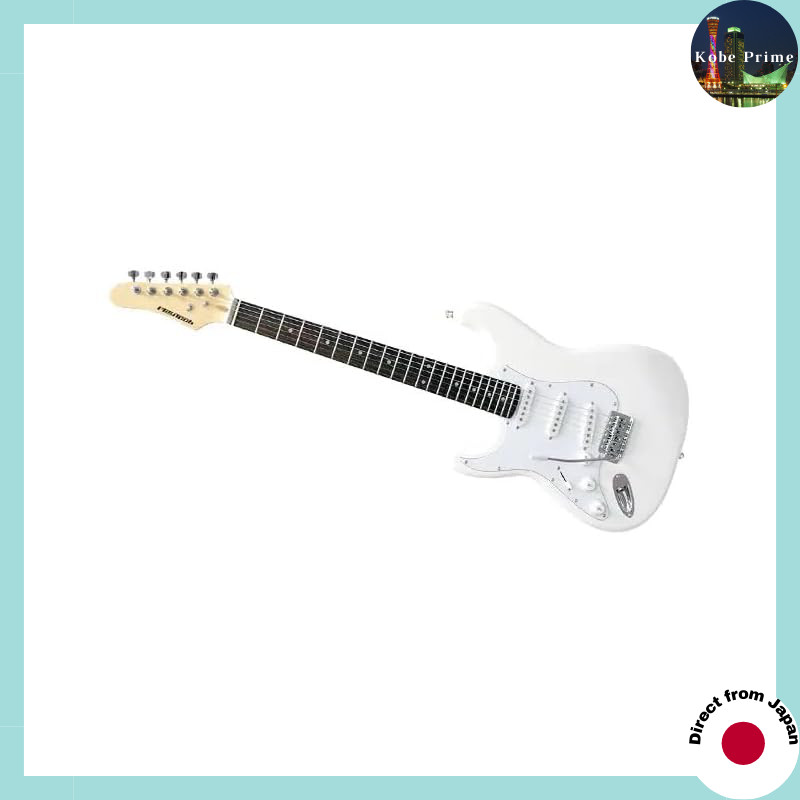 PLAYTECH Electric Guitar Left-Handed ST Type with 5-Way Pickup Selector and Synchronized Tremolo Sys