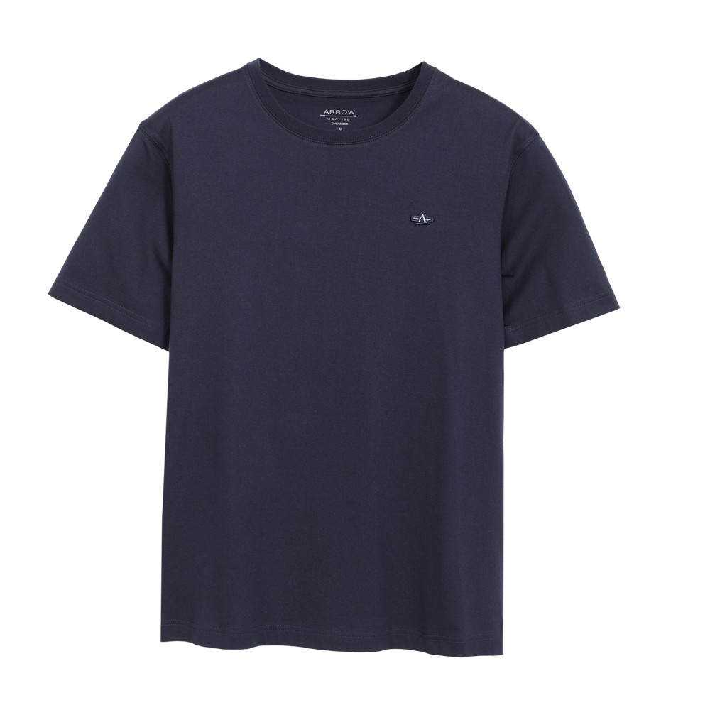 ARROW Aero Cot Tee เสื้อยืด คอกลม สีกรมท่า รหัส MTHO862 NV