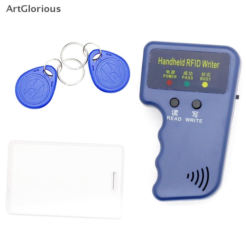 Art 125KHz Rfid Card Reader Rfid เครื่องถ่ายเอกสาร Duplicator Key Writer Programmer ID Card Cluster Programmer Writable Key การ์ด Keyfobs N