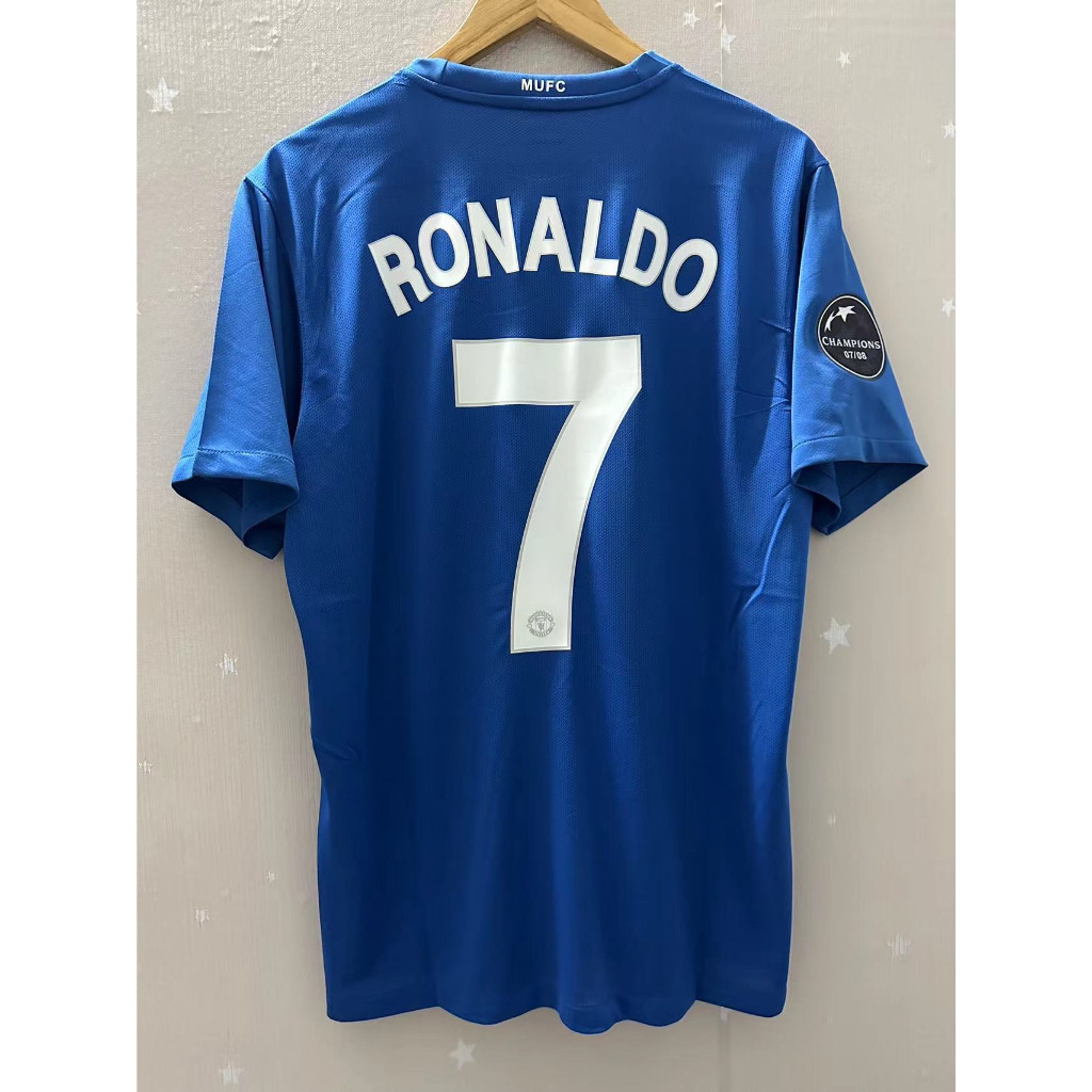 เสื้อยืด Retro Manchester United ปี 2008-09 คุณภาพสูง ออกแบบสำหรับ Ronaldo