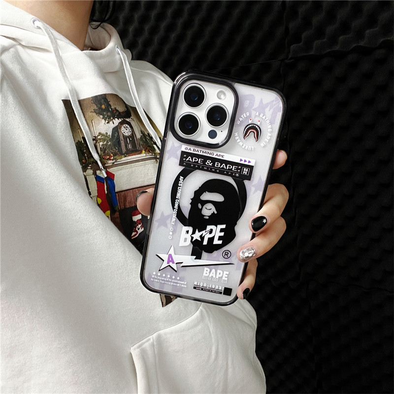 Bape STA APE graffiti Label Lucency 2 In 1 แม่เหล็กเคสโทรศัพท์เหมาะสําหรับ IPhone16 16Pro 16ProMax 16Plus 15 15Pro 15ProMax 14ProMax 14 14Pro 13 13 13PM 12 12Pro 12PM 11 11ProMax ราคา ถูกที่สุด ดีลบีเคเค แกลเลอรีภาพที่ 5