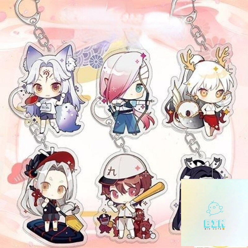 พวงกุญแจอนิเมะ Onmyoji Sports Meet Yamata No Orochi อะนิเมะ chibi อะคริลิค standee