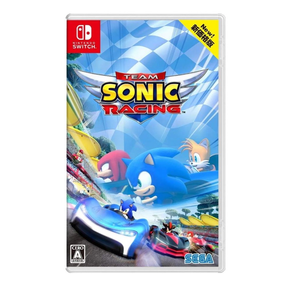 แผ่นเกม Nintendo Switch 🎮 Team Sonic Racing (New Price Edition) | แท้มือ1 🆕 | Zone2 ญี่ปุ่น 🇯🇵 (เปลี