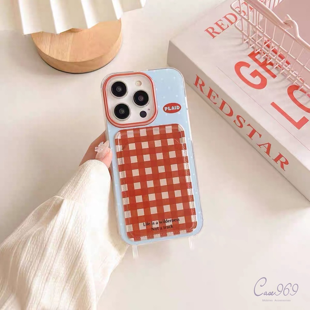 เคสไอโฟน11 สำหรับ IPhone 15 12 13 11 16 14 Pro Max 7Plus X XS Max 7 8 15 16 Plus SE กระเป๋าใส่นามบัตรแฟชั่นเชือกแขวน เคส - รูปที่ 6