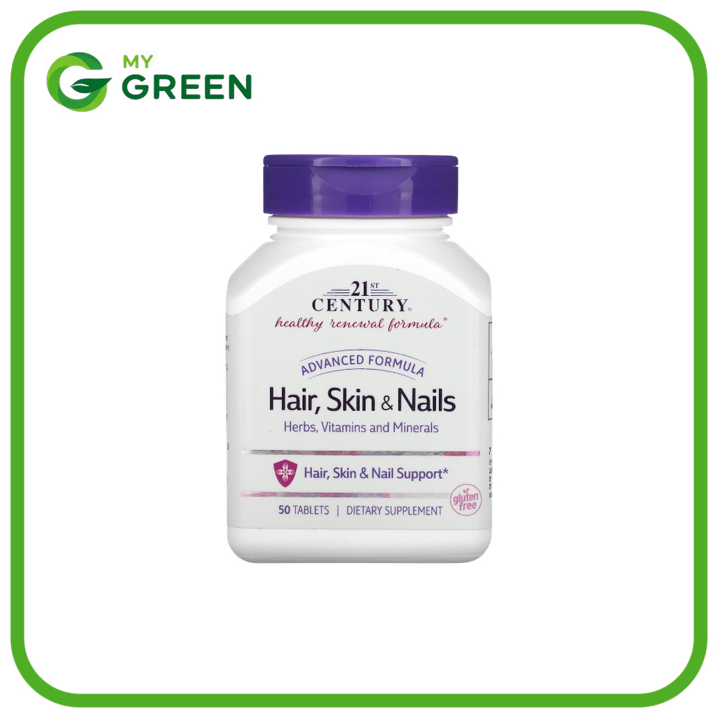 21st Century, Advanced Formula Hair, Skin & Nails, 50 Tablets