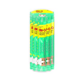 [แบบกระปุก 36 ซอง] Me-O Creamy Treats ขนมแมวเลียมีโอ ไม่เติมเกลือ