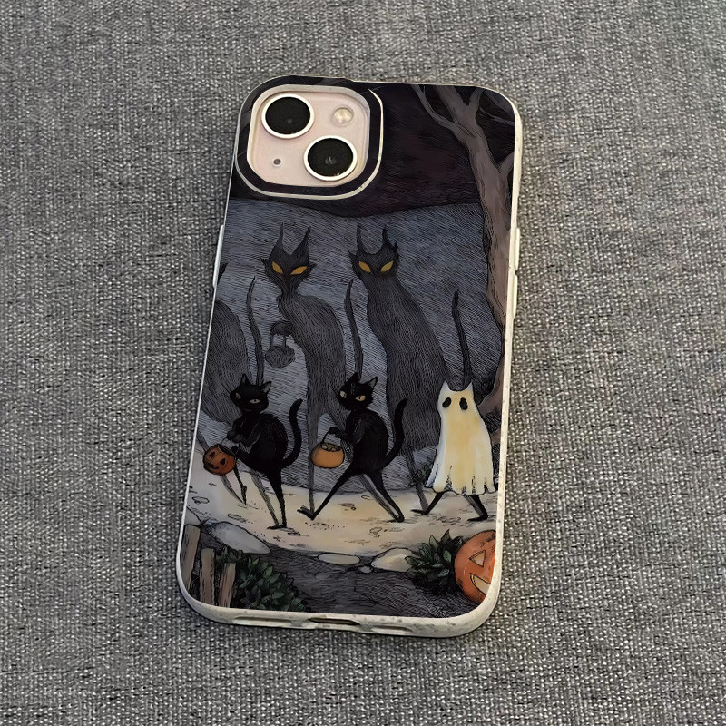 เคสโทรศัพท์ซิลิโคน TPU แบบนิ่ม กันกระแทก ป้องกันกล้อง สําหรับ IPhone 13 Pro Max 12 Pro Max11 7 Plus 14pro Max 15 Promax 8plus X Xr Xsmax - รูปที่ 4