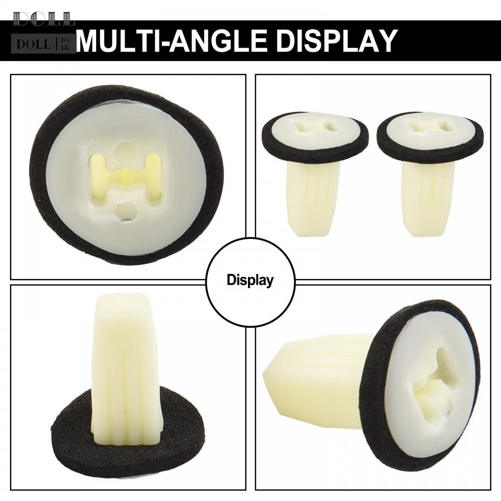 -NEW-Clips For Focus MK2 04 - 11 For Ford Replacement Tail Light White 2pcs