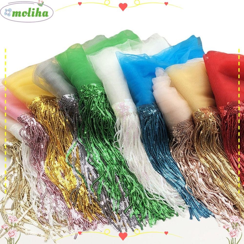 Moliha ริบบิ้นลูกไม้ ประดับเลื่อม 10 หลา แฮนด์เมด DIY สําหรับตกแต่งเสื้อผ้า