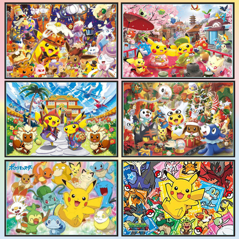 📣พร้อมส่ง📣【Pokémon】jigsaw puzzle-จิ๊กซอว์-300-1000-ชิ้น- ชิ้นของเด็ก จิ๊กซอว์ไม้ 1000 ชิ้น จิ๊กซอว์ 1000 ชิ้นสำหรับผู้ใหญ่ จิ๊กซอ จิ๊กซอว์ 500 ชิ้น🧩219-1-1 จิ๊กซอว์ 1000 ชิ้น สำหรับ ผู้ใหญ่ ตัวต่อจิ๊กซอว์ จิ๊กซอว์ การ์ตูน