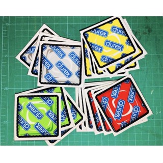 สติกเกอร์ ถุงยาง Durex สติกเกอร์แต่ง สติกเกอร์คำกวน สติ๊กเกอ…