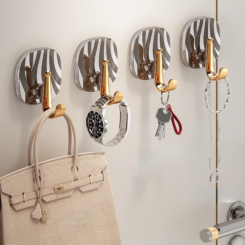 [ Featured ] ตะขอแขวนติดผนังห้องน้ํา - ชั้นเก็บของประหยัดพื้นที่ - ที่แขวนประตูตู้เสื้อผ้า - ที่แขวนของ กันน้ํา กันชื้น - อุปกรณ์จัดระเบียบในครัวเรือน - รูปที่ 4