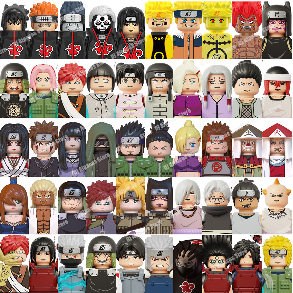 Gaara Minifigures Building Blocks Akatsuki Itachi Sasuke Gaara Senju Hashirama Figures ของเล่น
