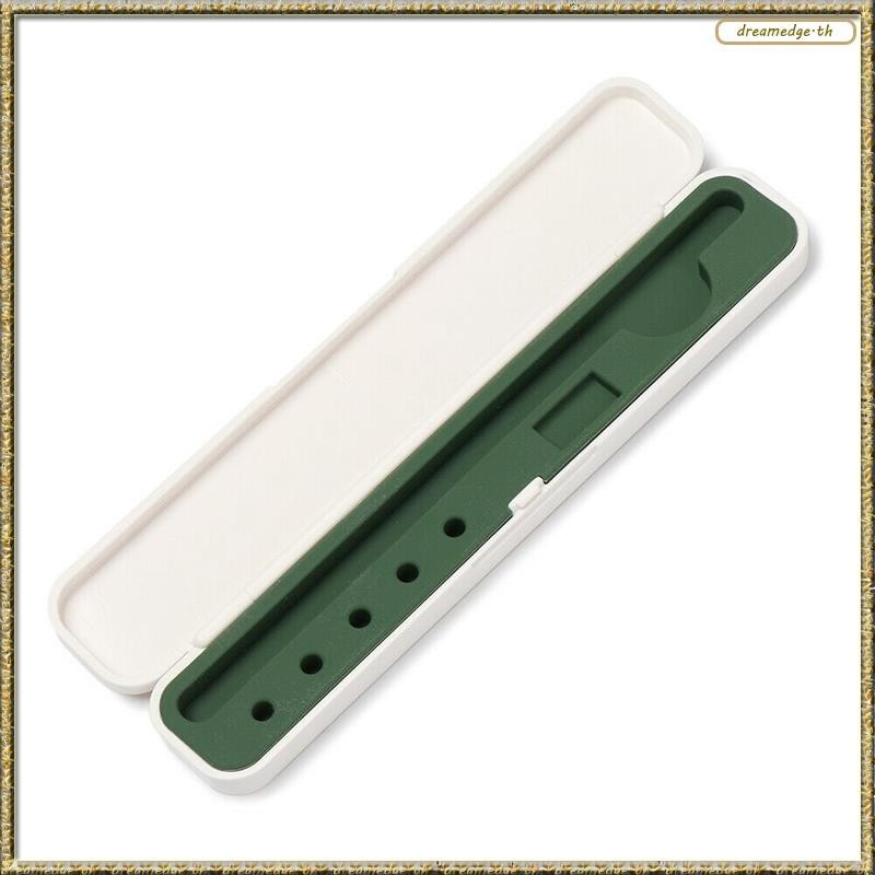 [U Q O E] กล่องเก็บปากกา แบบพกพา สีเขียว สําหรับ Apple Pencil 1Nd Gen Apple Pencil 2Nd