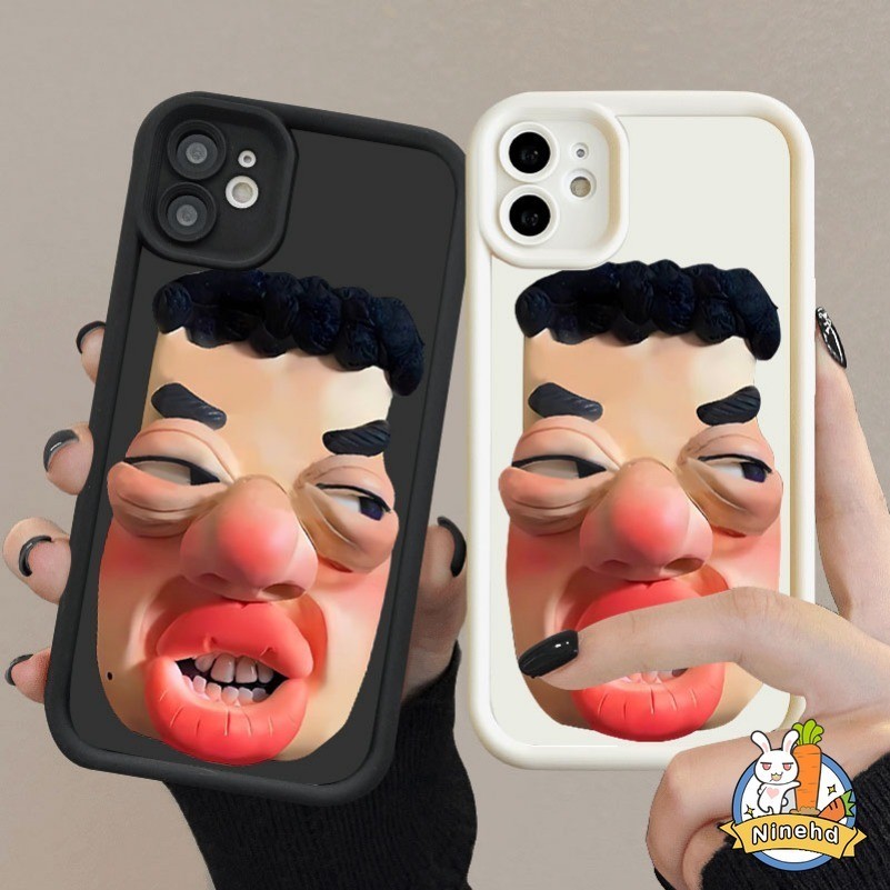 เคสโทรศัพท์มือถือ ลายคนตลก สร้างสรรค์ สําหรับ Samsung A25 A05 A15 A14 A13 A12 A03 A04 A04E A53 A52 A51 A54 A34 A50 A50S A30 A21S S24 Ultra