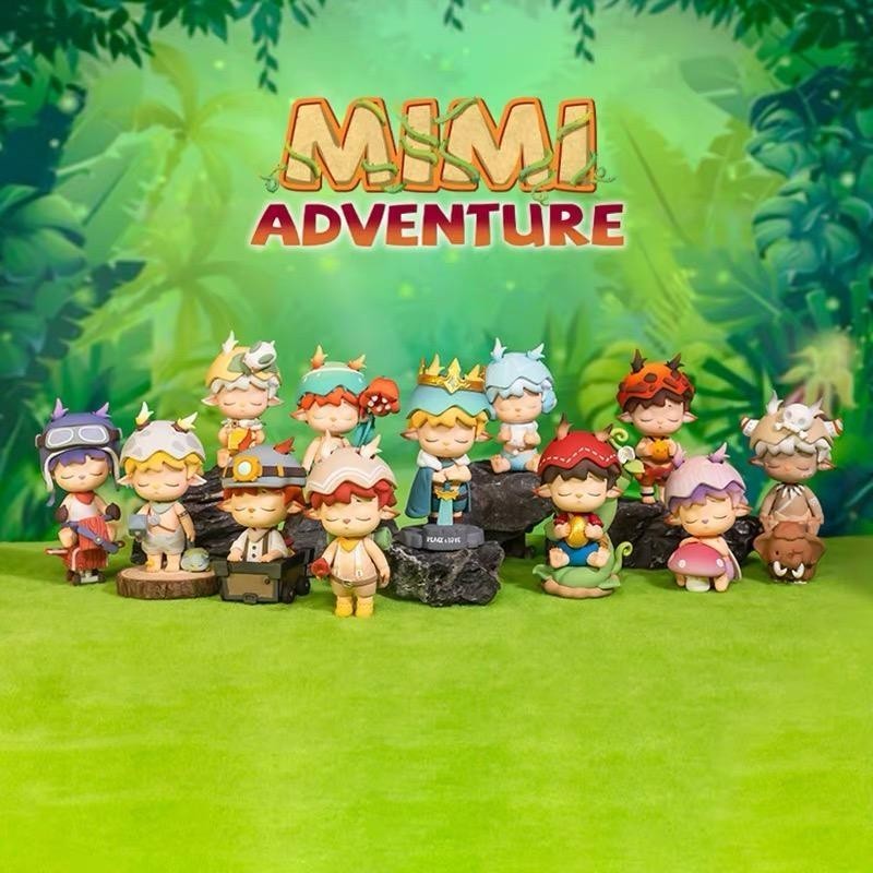 [Kitashima Takeshi BANDJOIN] ตุ๊กตาฟิกเกอร์ MIMI Adventure Series Mystery Box น่ารัก เหมาะกับของขวัญวันหยุด ของเล่นสําหรับเด็ก
