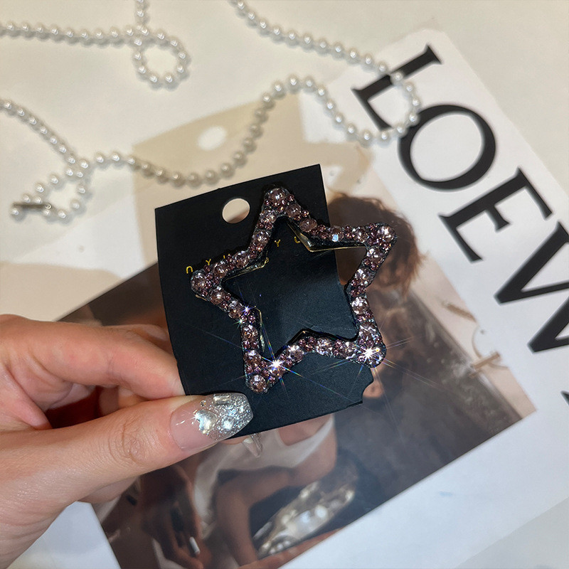 กิ๊บติดผม โลหะผสมสังกะสี รูปดาวห้าแฉก สไตล์เกาหลี - รูปที่ 6