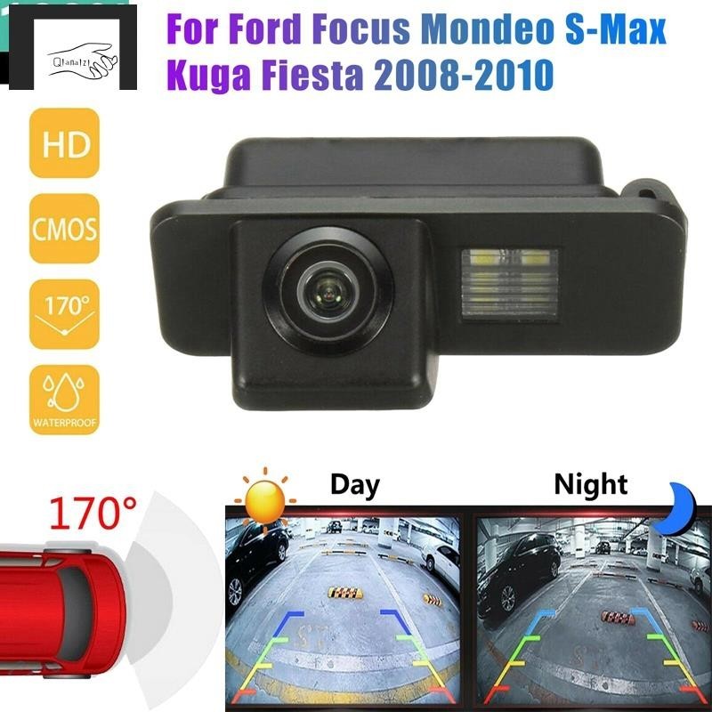 [qianaizi] กล้องมองหลัง มองเห็นกลางคืน สําหรับ Ford Focus Mk2 Mondeo S-Max Kuga Fiesta 2008-2010
