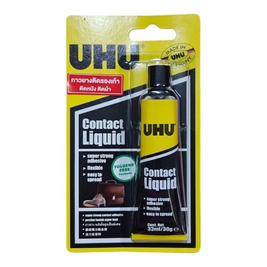 UHU กาวยางติดรองเท้า กาวติดร้องเท้า กาว 33 ml.