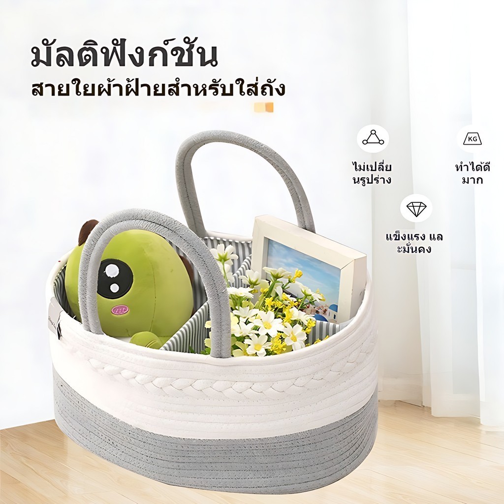 Moment กระเป๋าใส่ผ้าอ้อมเด็ก ผ้าฝ้าย อเนกประสงค์ แบบพกพา สําหรับคุณแม่ เดินทาง