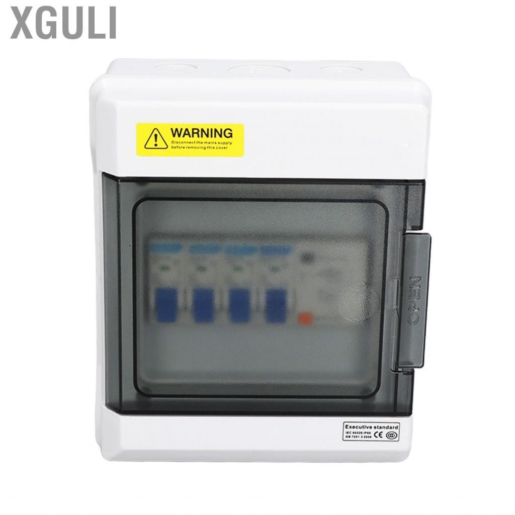 Xguli Circuit Breaker Isolator ความแม่นยำสูง Consumer Unit IP66 กันน้ำ 63A Miniature สำหรับ Caravan 