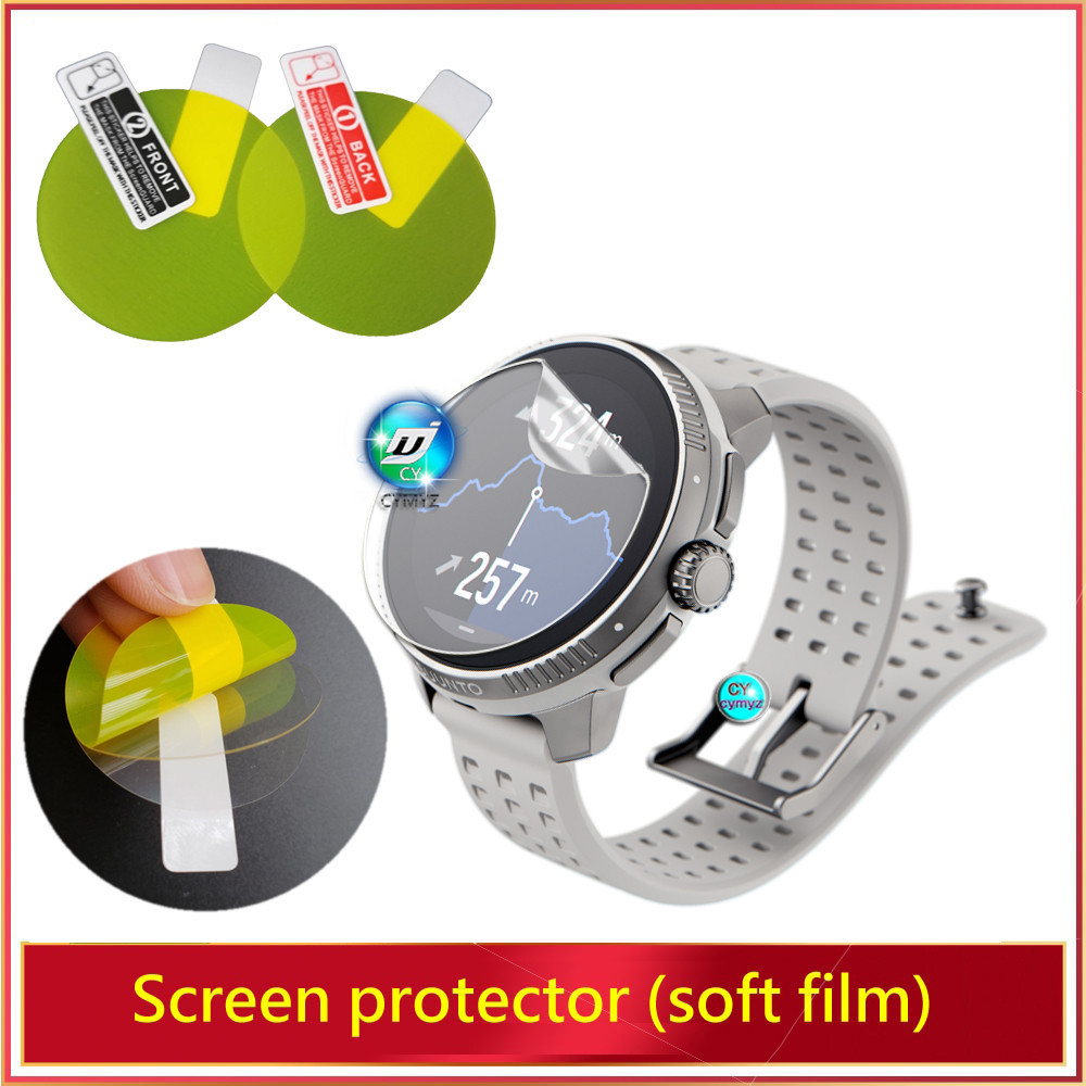 Suunto Race ฟิล์ม ฟิล์มป้องกัน ซ่อมได้ HD นิ่ม TPU ฟิล์มไฮโดรเจล Suunto Race ป้องกันหน้าจอ