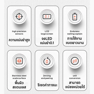 เครื่องชั่งตวง 0.1g-3kg/1g-10kg ปรับได้2หน่วยg/oz จอLED ระบบดิจิตอล เครื่องชั่งในครัว กันน้ำจับเวลาได้ แถมถ่าน3A2ก้อน