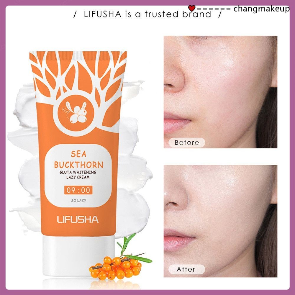ครีมแต่งหน้า Lifusha Clear Isolation Plain Cream Bracing Makeup Brightening และ Moisturizing Skin Body Available Lightweight Isolation Makeup Front Cream COD