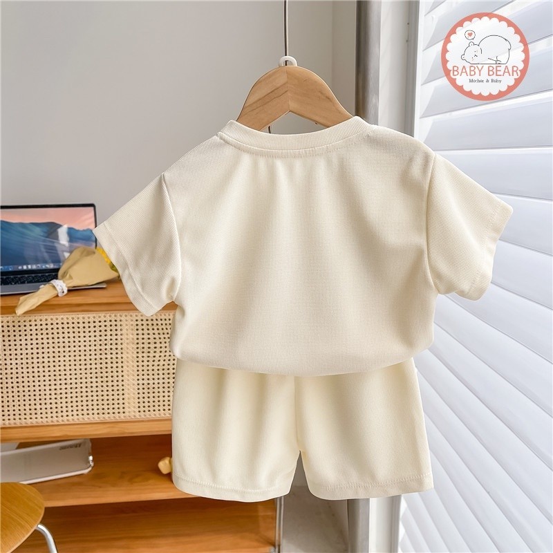 ชุดเซทเด็ก เสื้อผ้าเด็ก  สไตล์เกาหลี เสื้อ+กางเกง อายุ 6เดือน-3 ปี DXT188 - รูปที่ 4