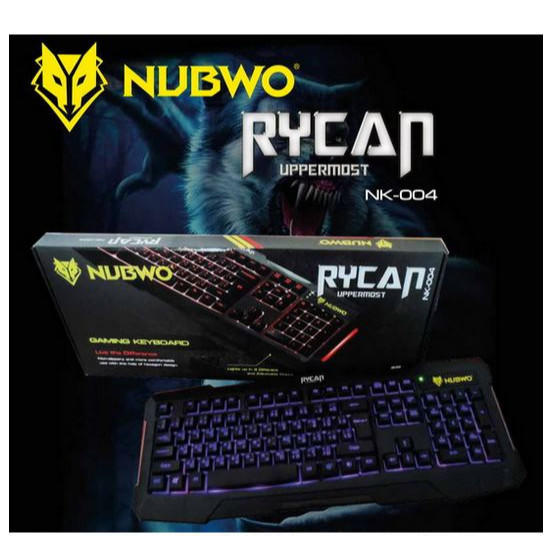 คีร์บอร์ด [Clearance!!!] Nubwo Gaming Keyboard (NK- 004,NK- 30,NK- 31,NK- 68,X-21,X-30) คีย์บอร์ดเกมมิ่ง - [HITECHubon]