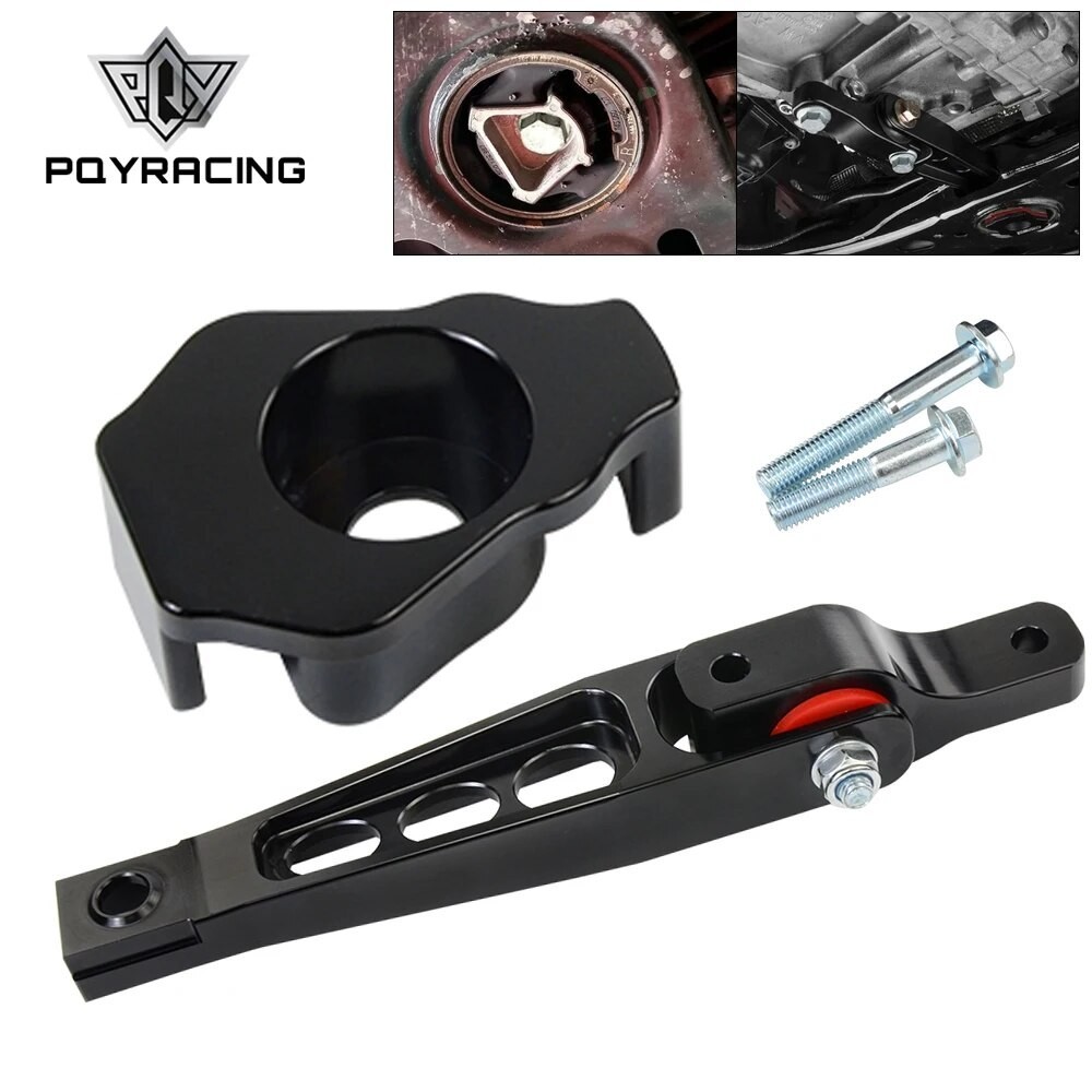 PQY - Spherical Pendulum Mount + Billet MQB Dogbone Mount Insert For 15+ AUDI 8V/8S A3 TT VW Mk7 Gol