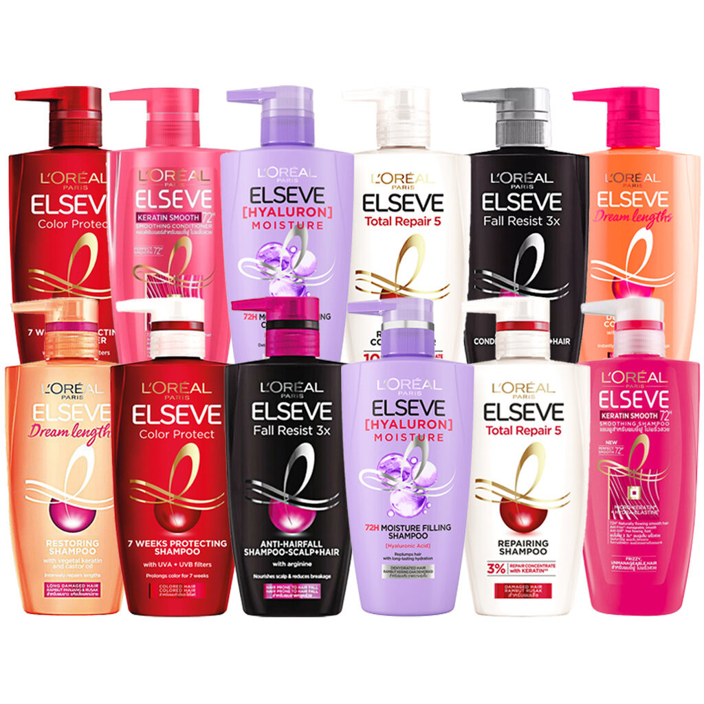 LeeMart แชมพู ลอรีอัล LOREAL 410ML ยาสระผม ครีมนวดผม บำรุงเส้นผม ลอริอัล LOREAL รอลิอัล ขนาด 410 มล.