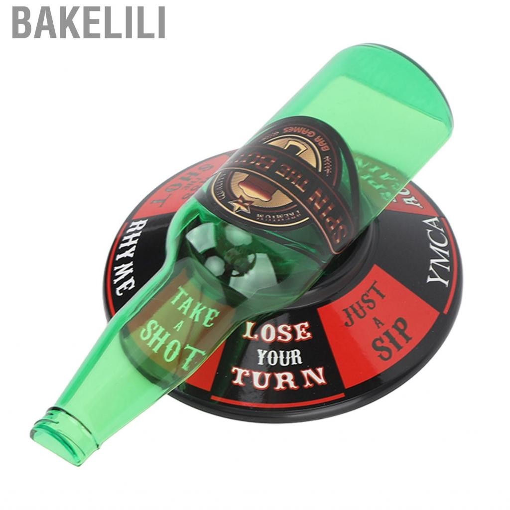 Bakelili Drinking Rotate Bottle Game Vertical Prop Task Instructions Pointer Portable Classic for Teahouses