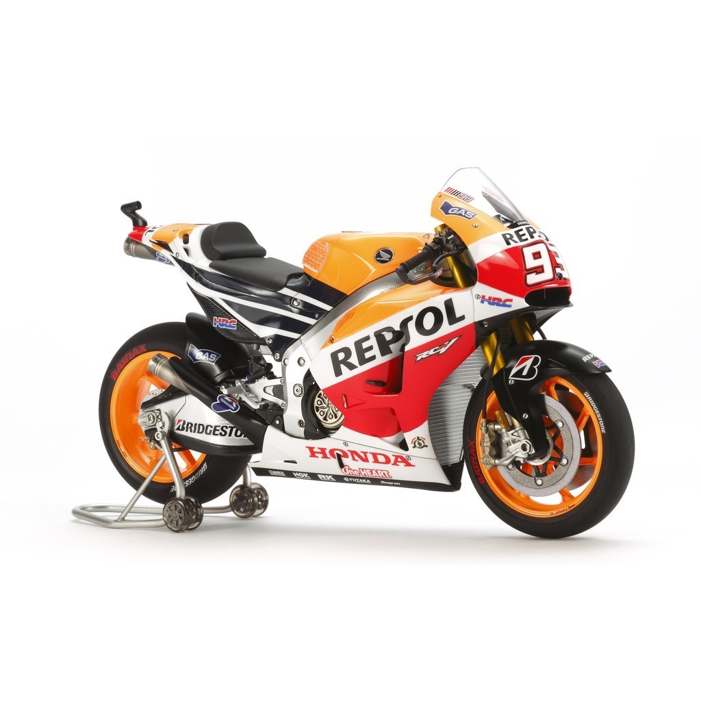 โมเดลรถเหล็ก โมเดลรถมอเตอร์ไซค์ 14130 Repsol Honda RC213V 2014 1/12