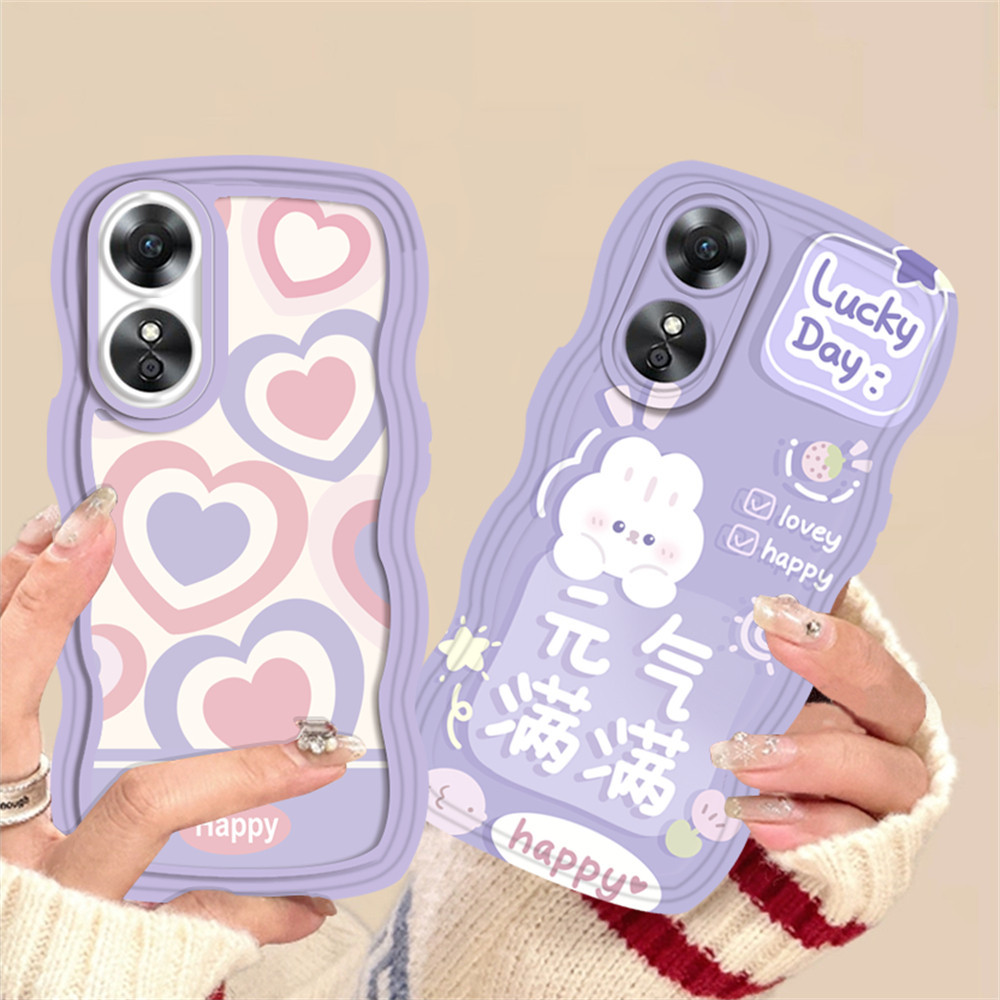 เคสโทรศัพท์มือถือ ลายหัวใจ สําหรับ OPPO A78 A18 A17 A57 A58 Reno 8T A15 A16K A54 A12 A5S A7 A54S A94 A93 A3S A53 A31 A52 A74 A95 F9 A1K A76 A9 2020 A37 F5 F7 F11