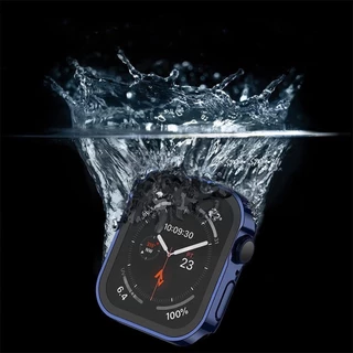 ฝาครอบกระจกนิรภัย 2 in 1 สำหรับ Apple Watch Ultra/SE 3 2 49mm IWatch 40mm 41 44mm 45 46mm Series 11 10 9 8 7 6 5 4 3