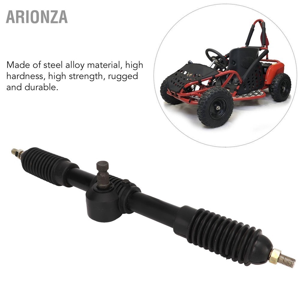 ARIONZA Power พวงมาลัยเกียร์ Rack Shaft 430 มม.30 T โลหะผสมขัดสำหรับ Go Kart Karting ATV UTV มอเตอร์ไซด์