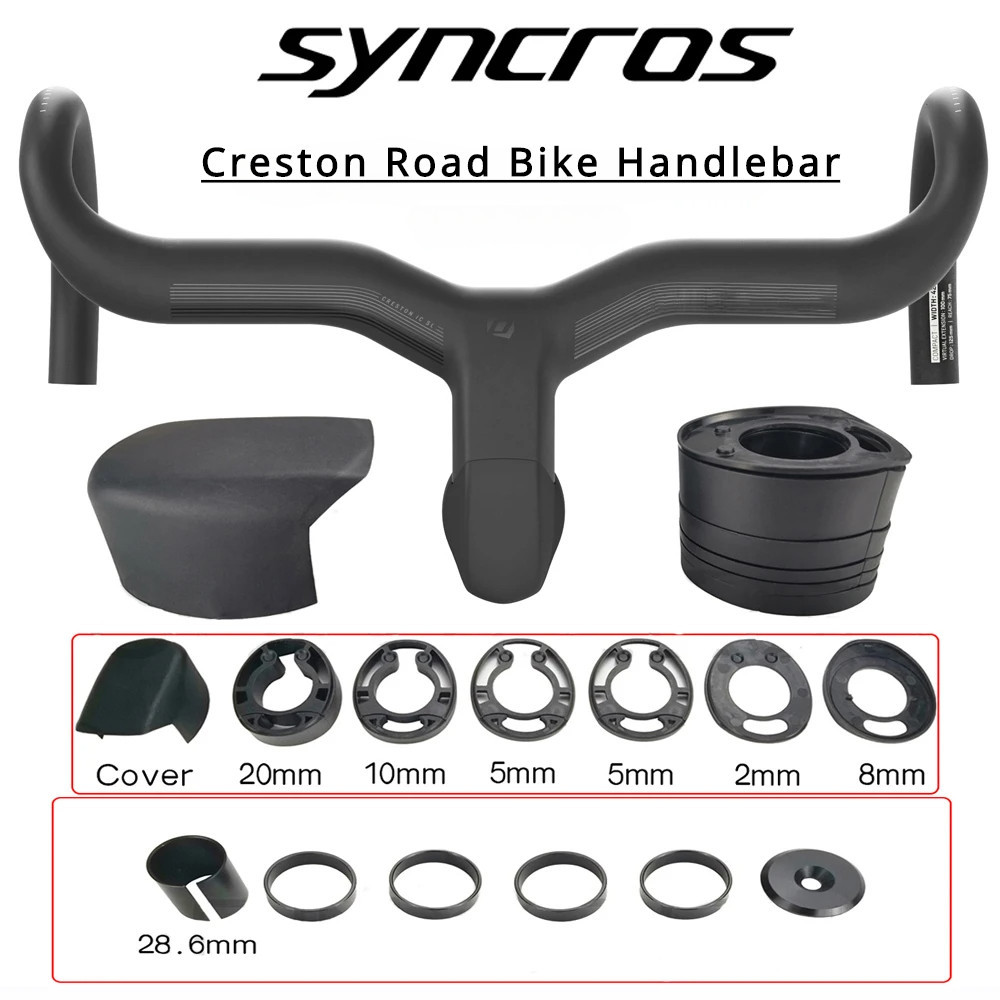 Syncros Creston 1: 1 สายเคเบิลในตัว สําหรับอุปกรณ์เครื่องกลและอิเล็กทรอนิกส์ iC แฮนด์บาร์ สําหรับห้อ