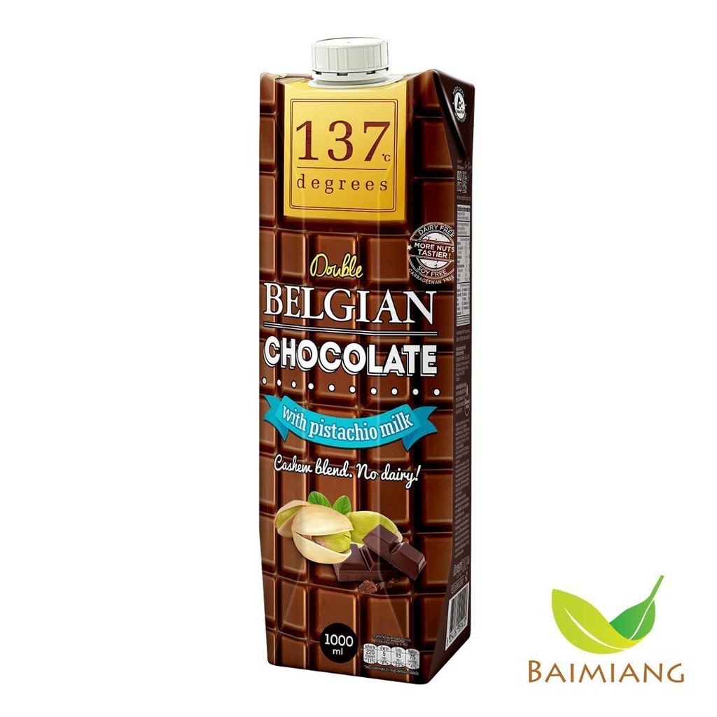 137 Degrees นมพิสตาชิโอ สูตรดับเบิลช็อคโกแลต ขนาด 1000 มล. (03593)