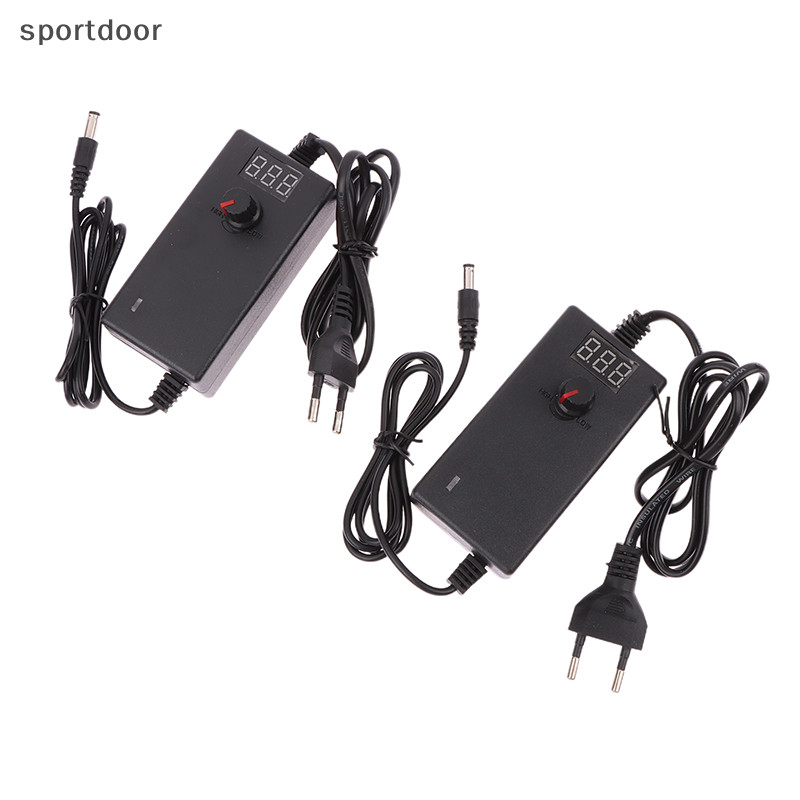 [Sportoutdoor] Universal AC/ Adapter 3V 9V 12V 24V 1A 2A จอแสดงผล Adatpor เครื่องปรับแรงดันไฟฟ้าแหล่