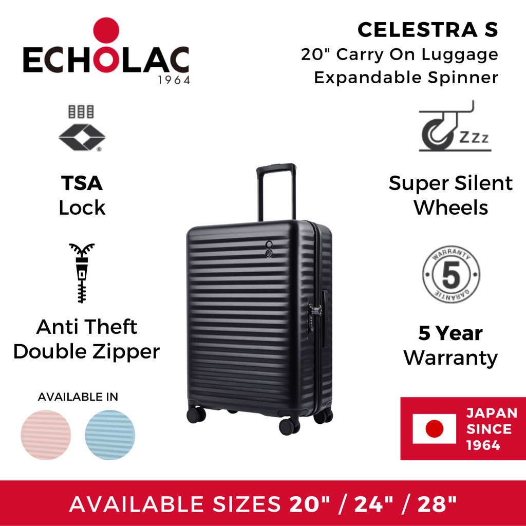 Echolac Celestra S 20" สปินเนอร์ขยายกระเป๋าเดินทาง