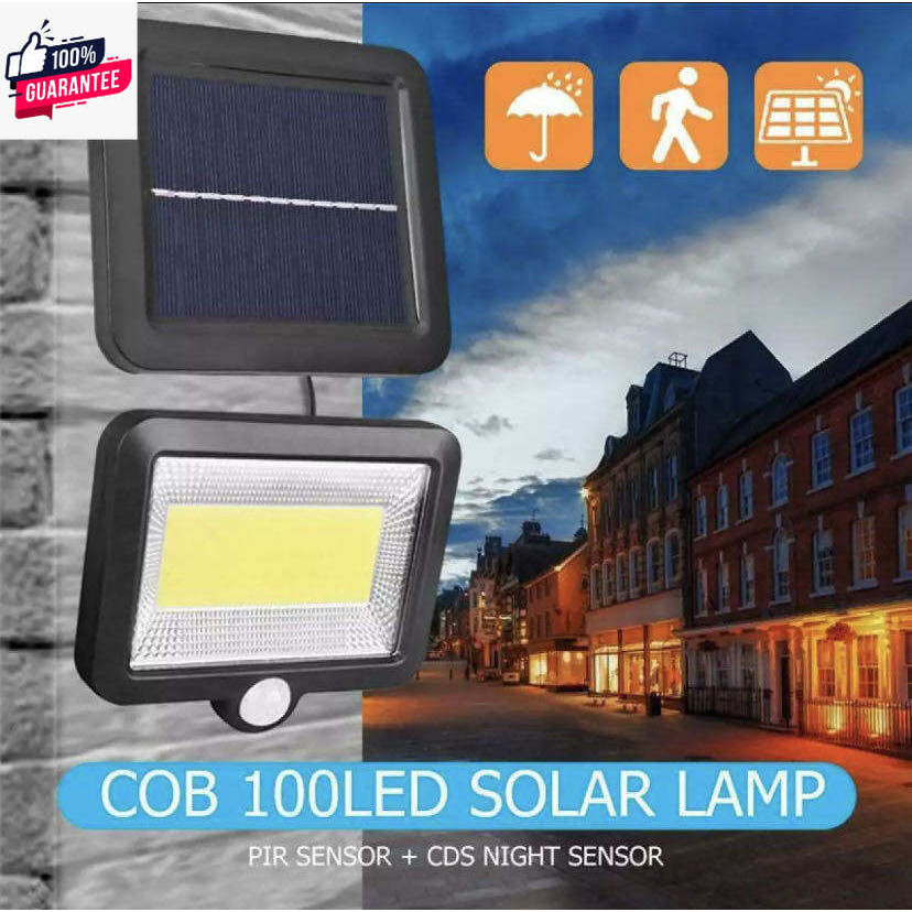 MM789 100LED Solar Wall Light Outdoor Lighting Motion Sensor COB LED Solar Light Waterproof Street Lamp Induction Wall L