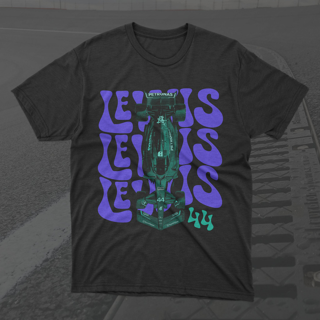 เสื้อยืด Lewis Hamilton Formula 1, เสื้อ Retro Lewis Hamilton F1, เสื้อแข่ง F1, เสื้อผ้า Motorsport 