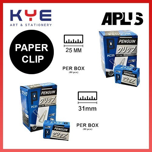 Aplus คลิปหนีบกระดาษ ลายเพนกวิน [PC31/PC25]