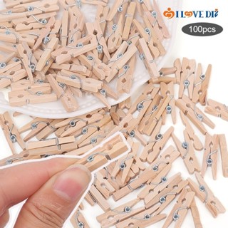 คลิปหนีบรูปภาพ แบบไม้ ขนาดเล็ก สําหรับงานแต่งงาน งานเลี้ยงวั…